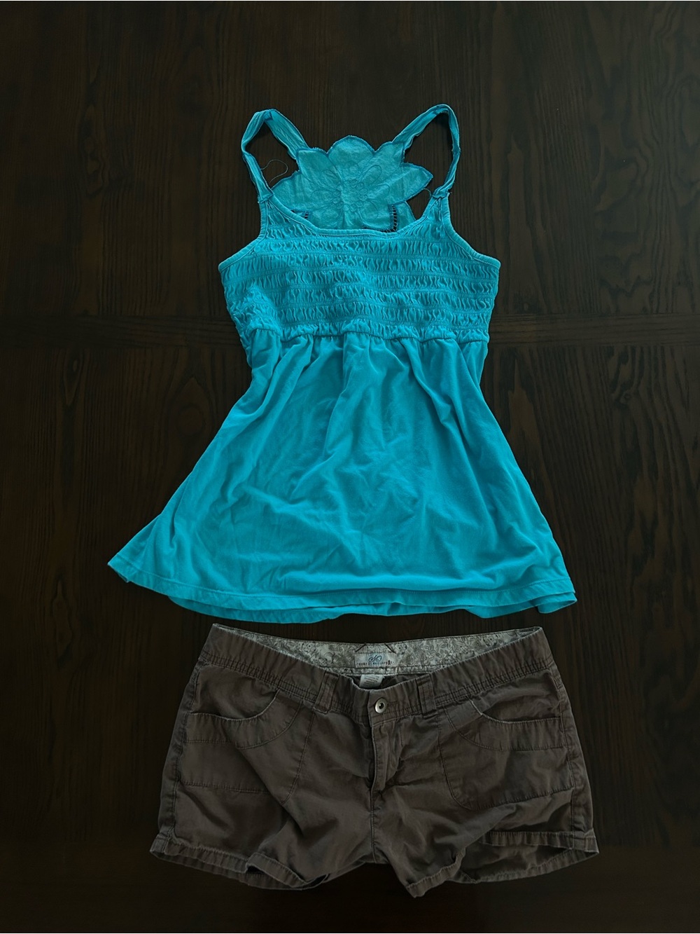 OP Turquoise Blue Camisole Top